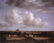 Landscape With A View Of Haarlem - 雅各布·凡·雷斯达尔